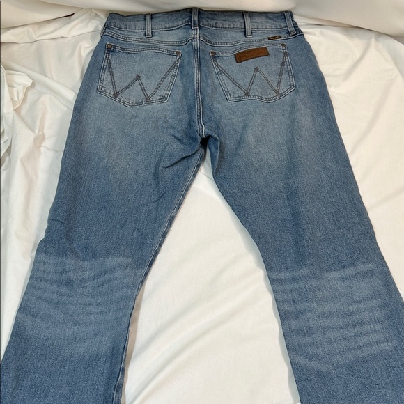 Wrangler Retro Slim Boot Blue Denim Jeans W34 x L36 - Picture 2 of 12